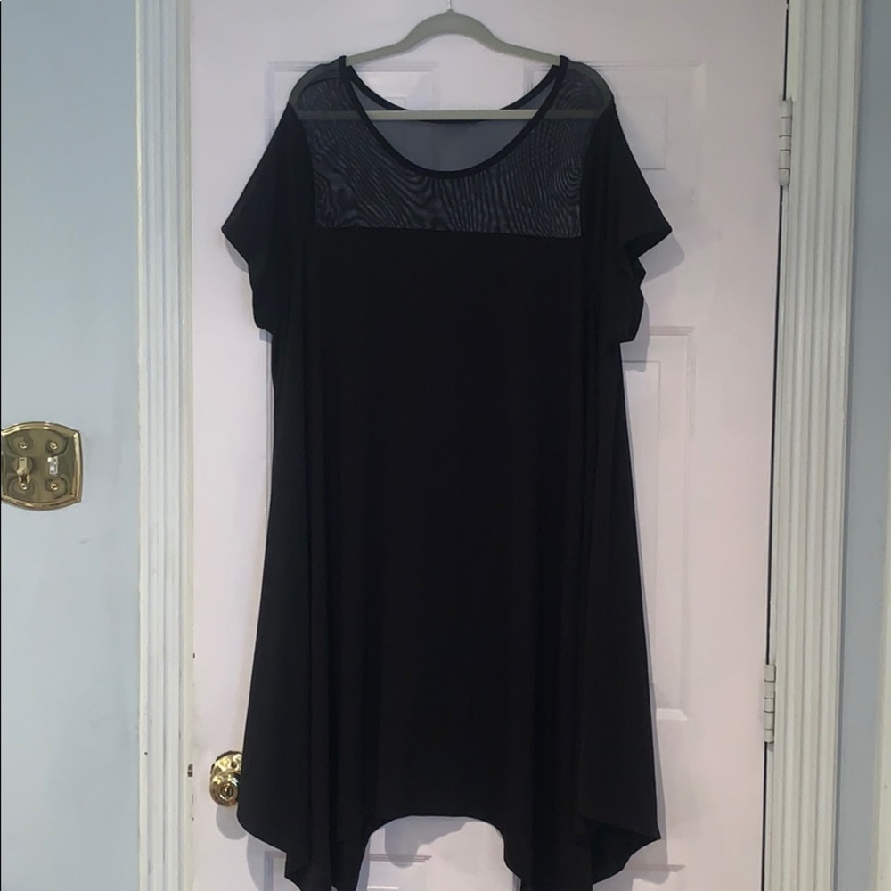 Torrid Black Sharkbite Dress